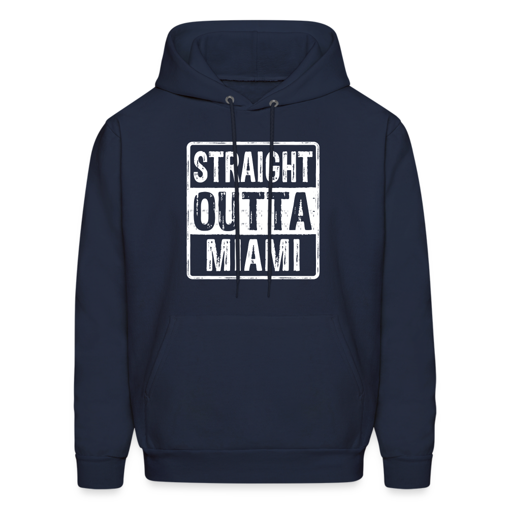 Straight Outta Miami Hoodie (Florida) - navy