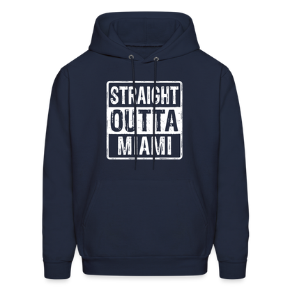 Straight Outta Miami Hoodie (Florida) - navy