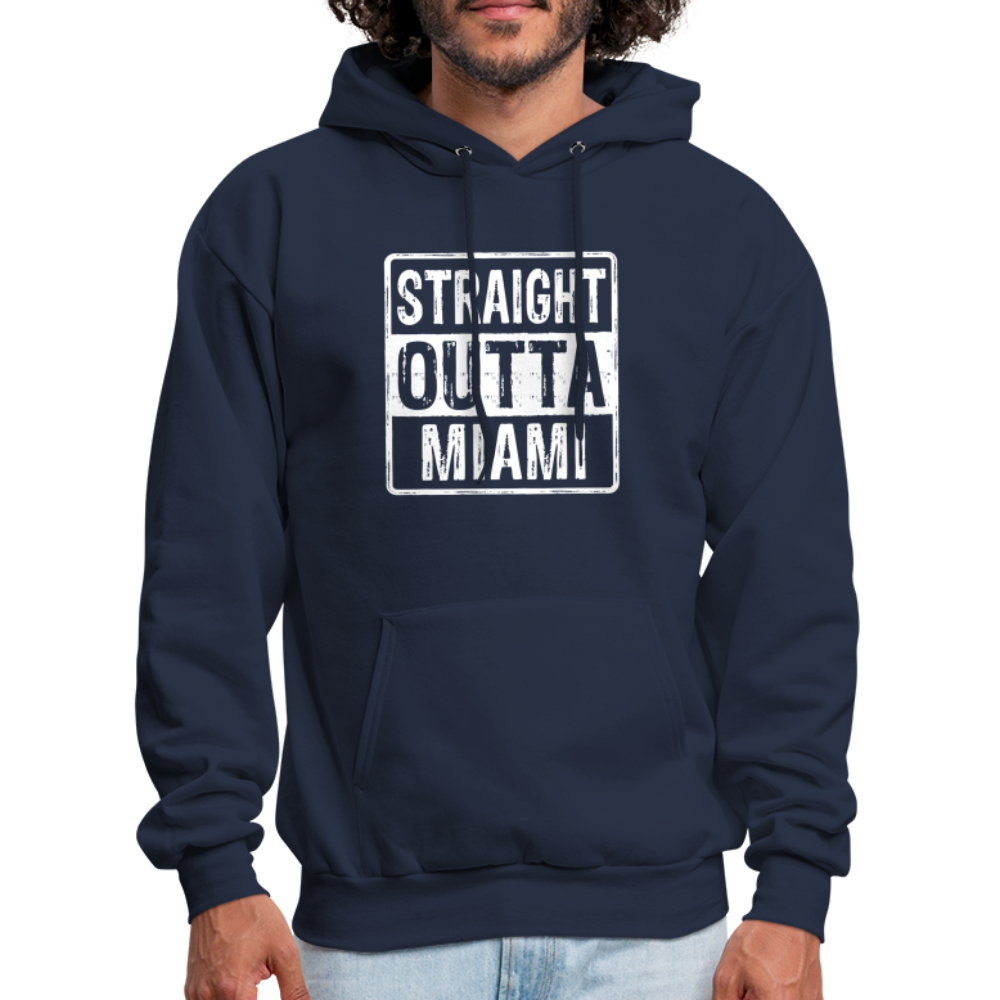 Straight Outta Miami Hoodie (Florida) - navy