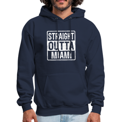 Straight Outta Miami Hoodie (Florida) - navy