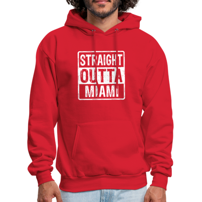 Straight Outta Miami Hoodie (Florida) - red