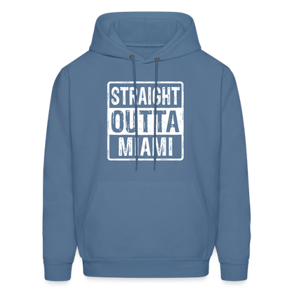 Straight Outta Miami Hoodie (Florida) - denim blue