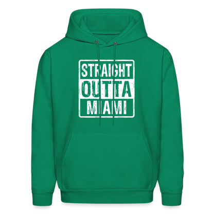 Straight Outta Miami Hoodie (Florida) - kelly green