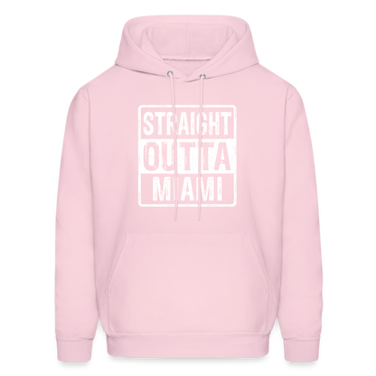 Straight Outta Miami Hoodie (Florida) - pale pink